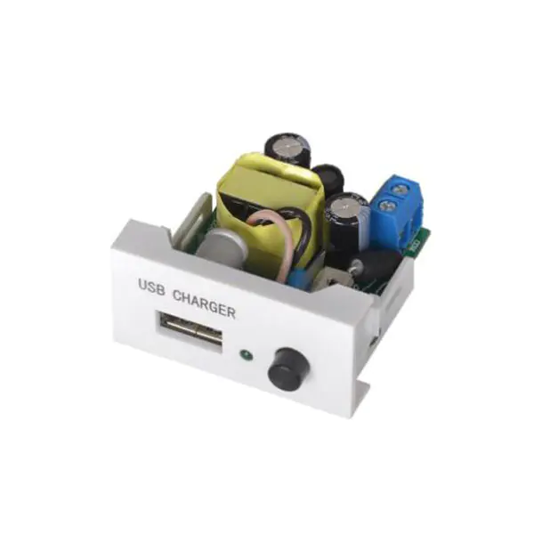 የ Usb Charger Socket Module በአዝራር 2.1A ይተይቡ